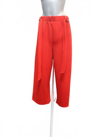 Dámske nohavice Jean Pascale, farba červená, veľkosť M
