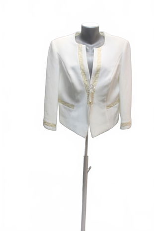 Dámské sako Genesis, barva bílá, velikost 46