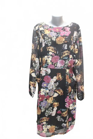 Dámské šaty Bodyflirt, barva květovaná, velikost 46