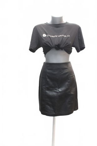 Dámska sukňa Amisu, farba čierna, veľkosť 38