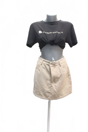 Dámska sukňa Shein, farba béžová, veľkosť 36