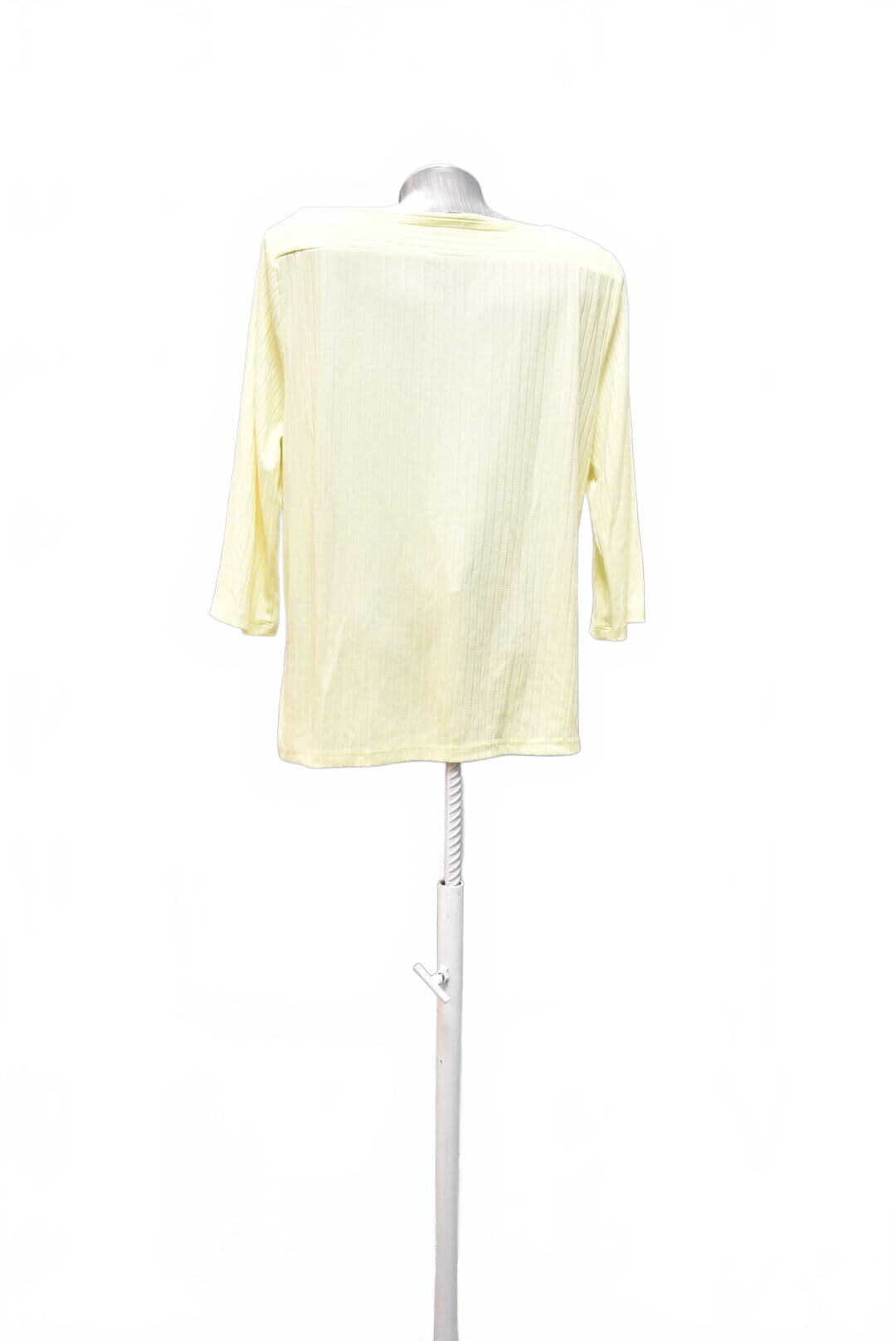 Dámske tričko Principle bez potlače, farba žltá, veľkosť 44