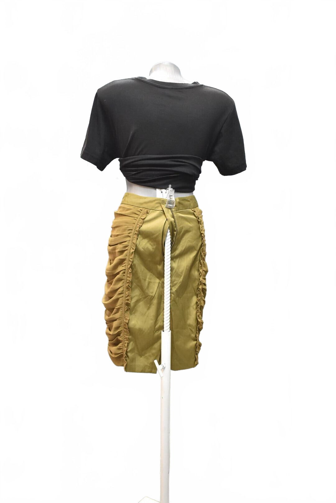 Dámska sukňa H&M, farba khaki, veľkosť S