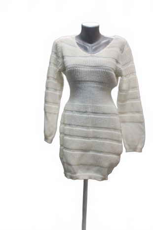 Dámske šaty Shein, farba biela, veľkosť M