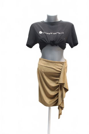 Dámska sukňa Mötivi, farba hnedá, veľkosť 40