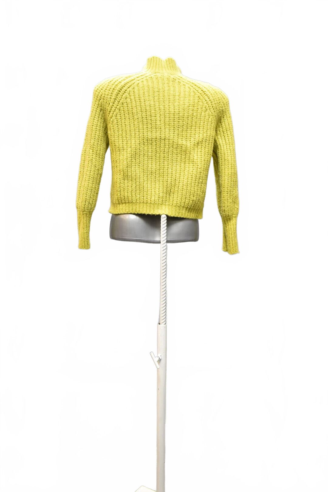 Dámsky sveter Jean Pascale, farba zelená, veľkosť XS