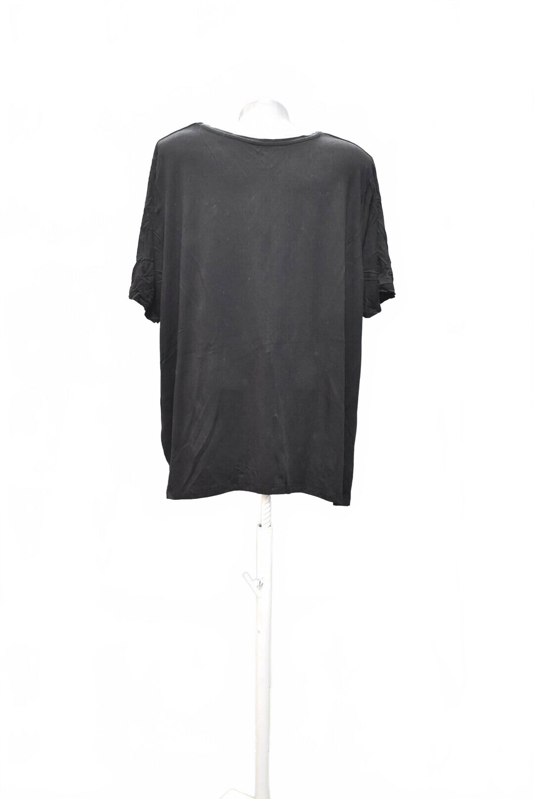 Dámské tričko Canda bez potisku, barva černá, velikost XL