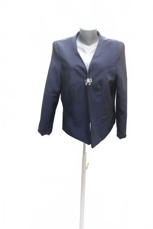 Dámské sako Reserved, barva modrá, velikost 46