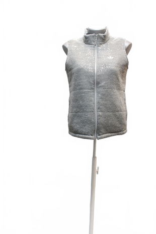 Dámska vesta Adidas, farba sivá, veľkosť 36
