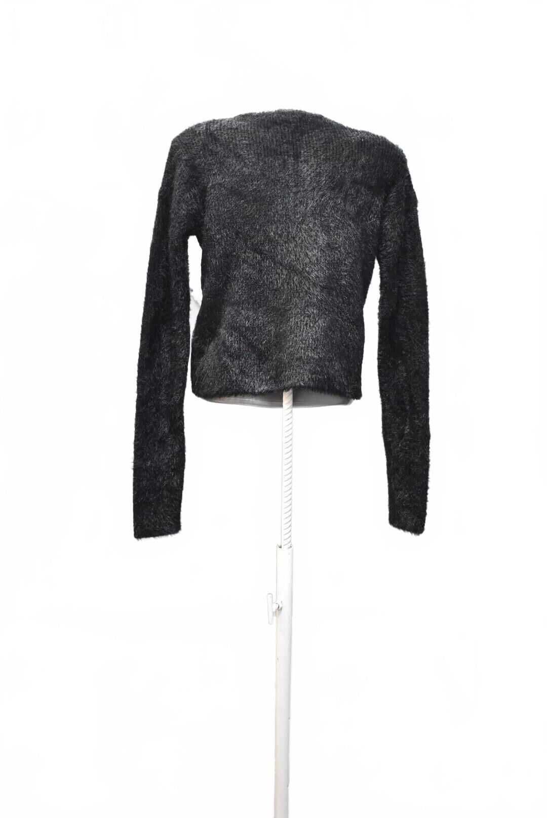 Dievčenský sveter Page One, farba čierna, veľkosť 170