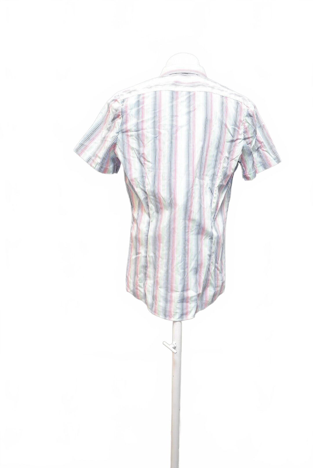 Pánská košile s krátkým rukávem Genesis, barva pruhovaná, velikost 40