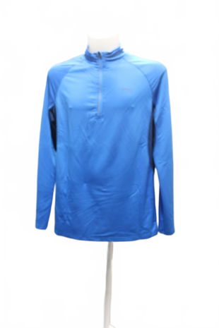 Pánská mikina Crivit bez potisku, barva modrá, velikost M