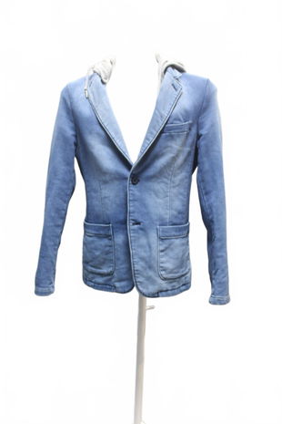 Pánské sako Smog, barva denim, velikost M