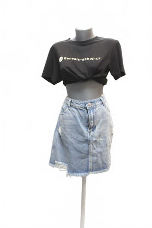 Dámská sukně Genesis, barva denim, velikost XL