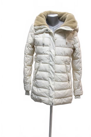 Dámska zimná bunda Zara, farba biela, veľkosť M
