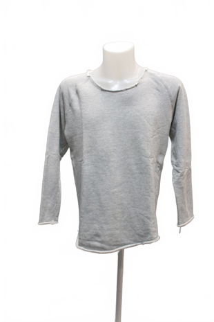 Pánská mikina Smog bez potisku, barva šedá, velikost L