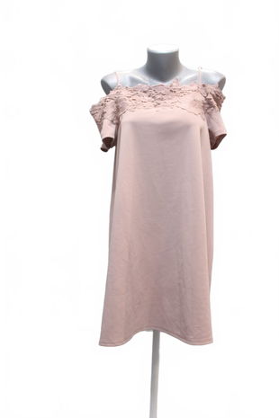 Dámske šaty Mohito, farba ružová, veľkosť L