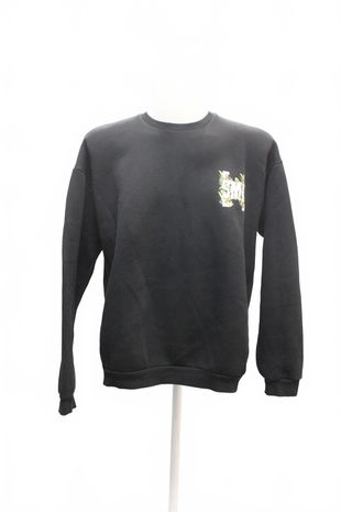 Pánská mikina Smog bez potisku, barva černá, velikost L