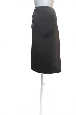 Dámska sukňa F&F, farba čierna, veľkosť 44