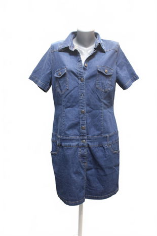 Dámske šaty John Baner, farba denim, veľkosť 44