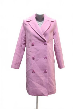 Dámsky kabát Forever 21, farba ružová, veľkosť S