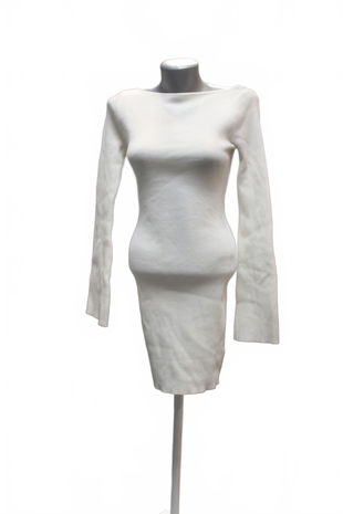 Dámske šaty H&M, farba biela, veľkosť S