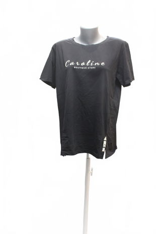 Dámské tričko Genesis bez potisku, barva černá, velikost 2XL