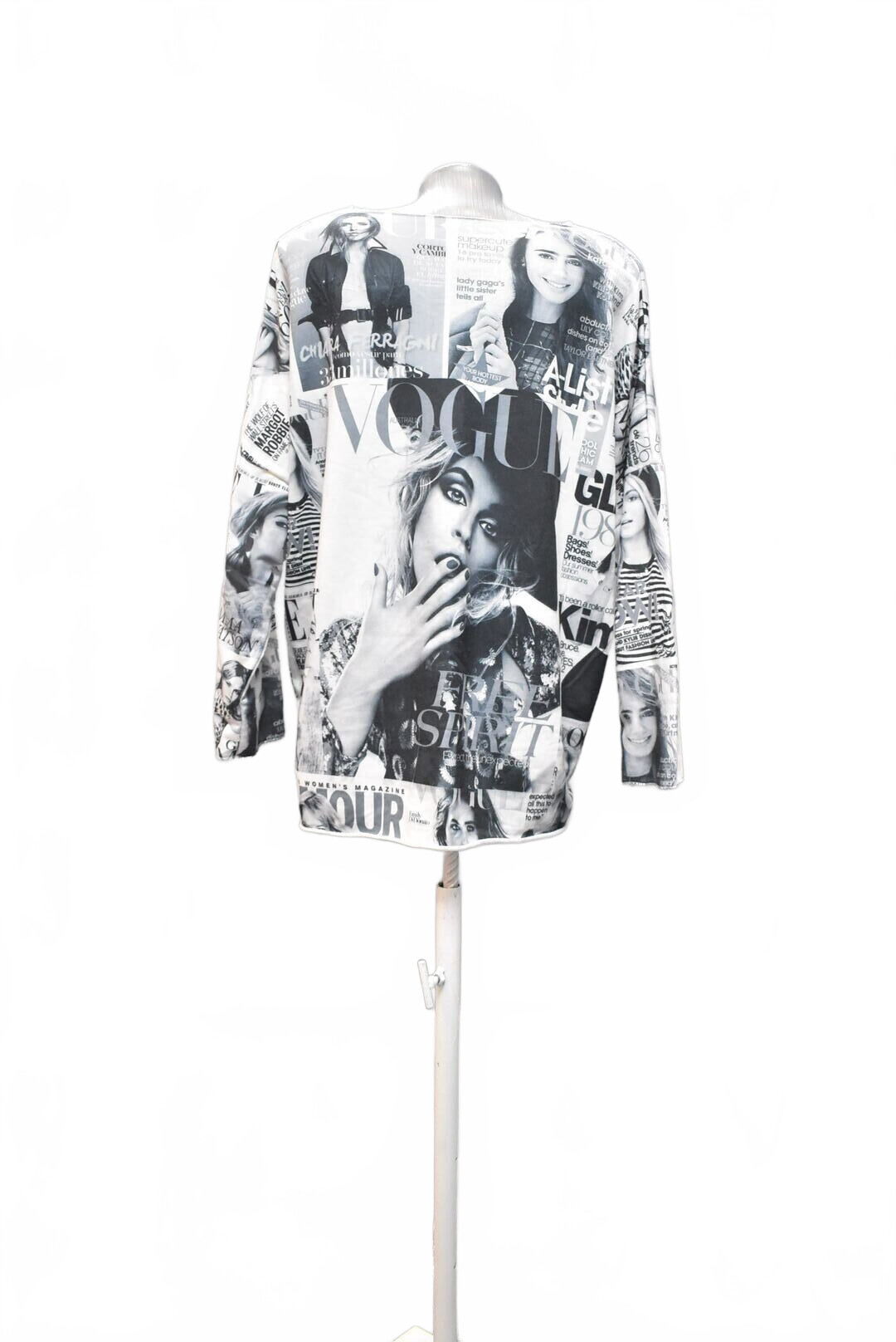 Dámské tričko Made In Italy bez potisku, barva vzorovaná, velikost 2XL