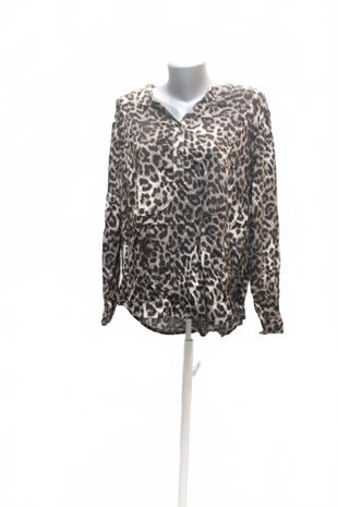 Dámské tričko Janina bez potisku, barva vzorovaná, velikost 48