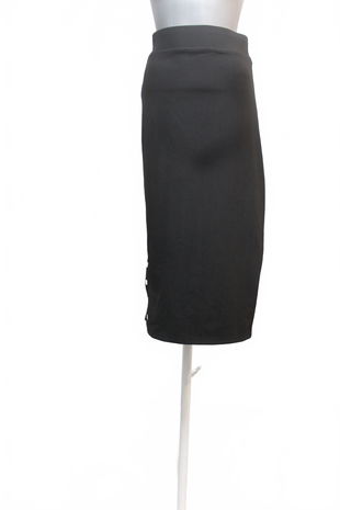 Dámska sukňa Amisu, farba čierna, veľkosť 42