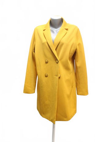 Dámský kabát Ovs, barva žlutá, velikost XL