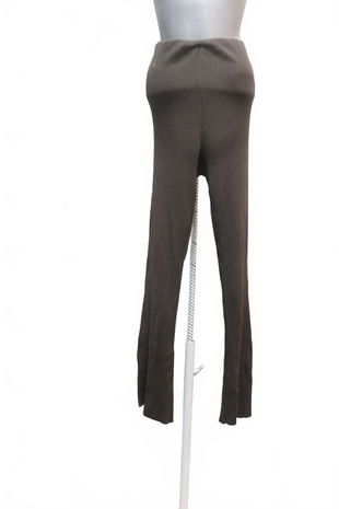 Dámské kalhoty H&M, barva hnědá, velikost XL