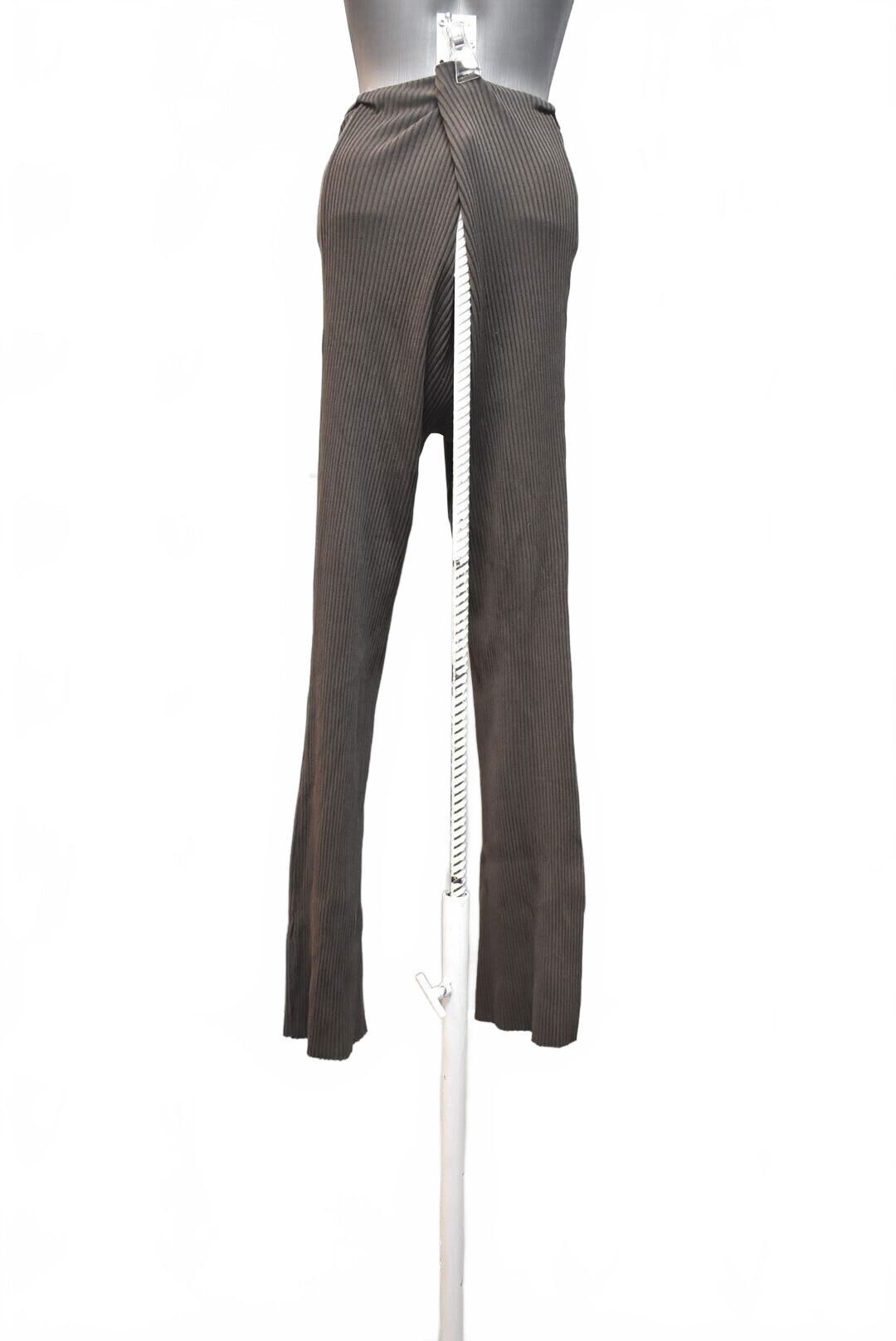 Dámské kalhoty H&M, barva hnědá, velikost XL