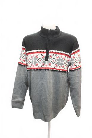 Pánská mikina Crivit bez potisku, barva vícebarevná, velikost 52