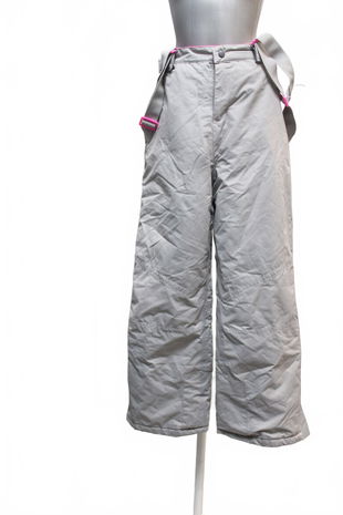 Dievčenské zimné nohavice Y.f.k, farba sivá, veľkosť 158