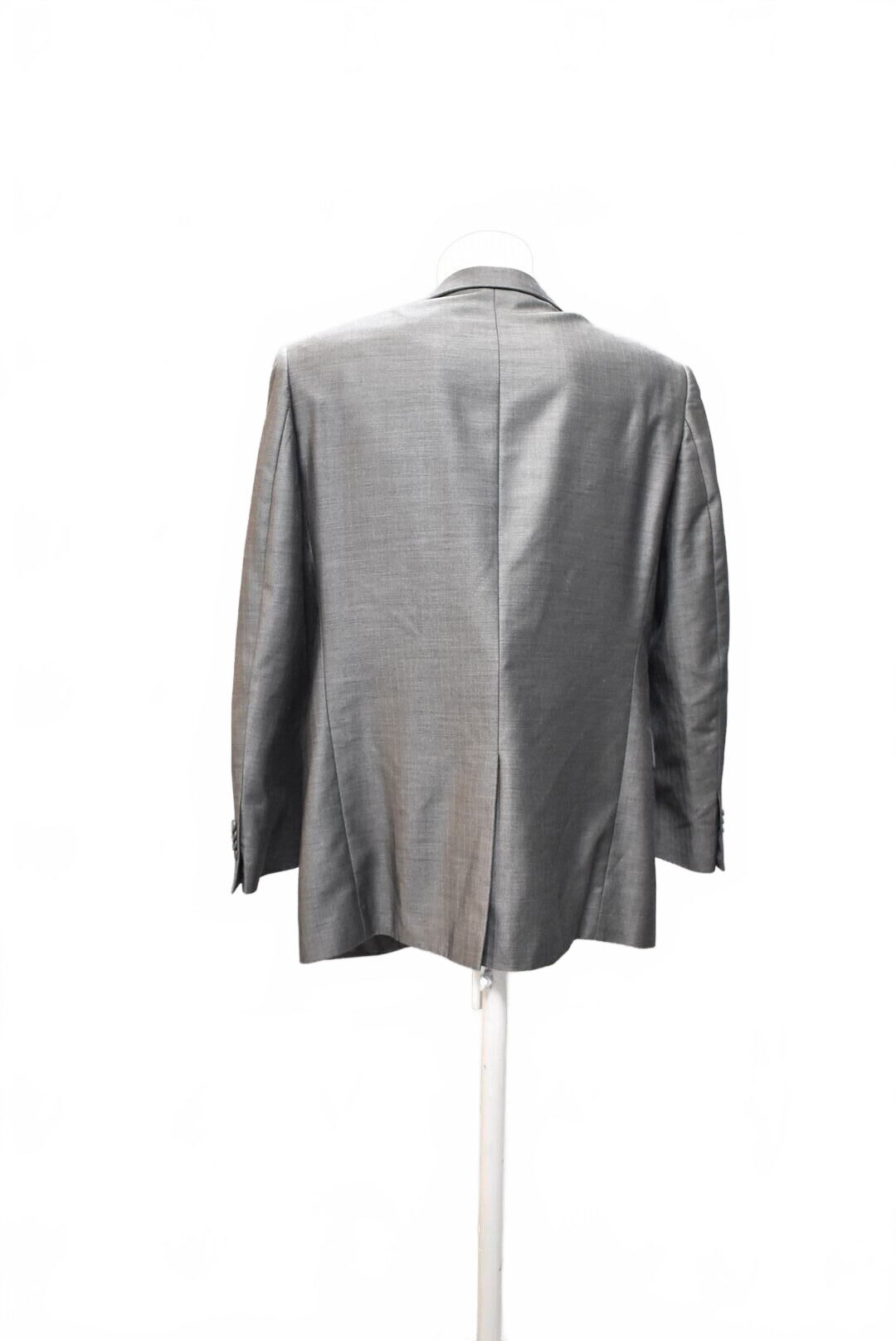 Pánské sako Moda Prostějov, barva šedá, velikost M