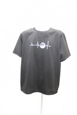 Pánské tričko Shein s potiskem, barva černá, velikost 3XL