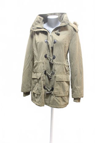 Dámska bunda Bpc Bonprix Collection, farba khaki, veľkosť 42