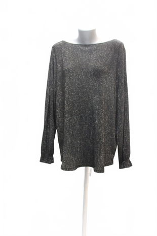 Dámské tričko Ever.me bez potisku, barva černá, velikost XL