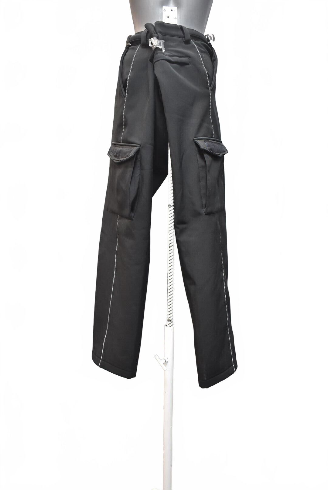 Pánské zimní kalhoty Genesis, barva černá, velikost 52