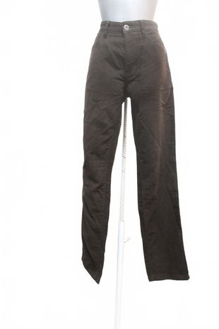 Pánské kalhoty F&F, barva hnědá, velikost S