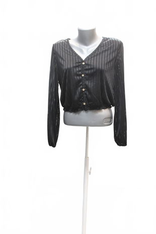 Dámska blúzka About You, farba čierna, veľkosť 38