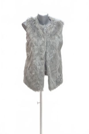 Dámska vesta Bershka, farba sivá, veľkosť M