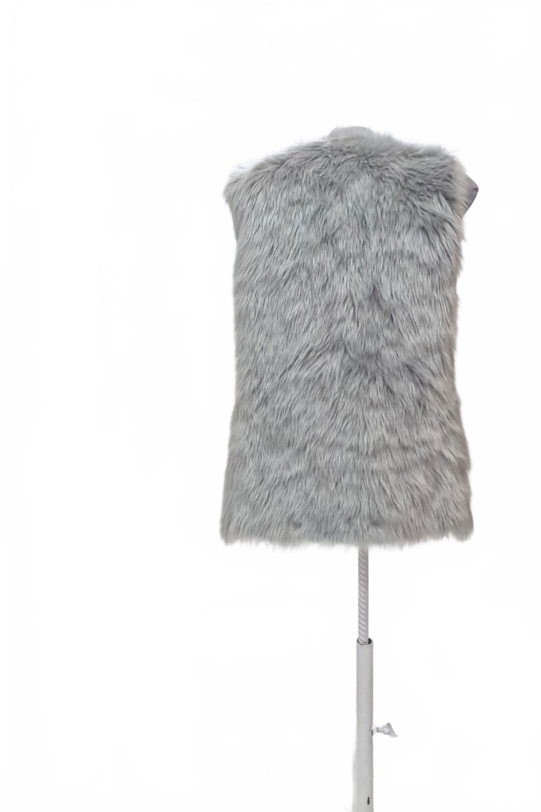 Dámska vesta Bershka, farba sivá, veľkosť M