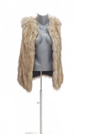 Dámska vesta Zara, farba hnedá, veľkosť S