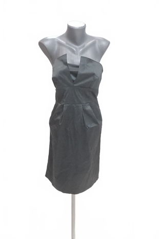 Dámske šaty Calliope, farba sivá, veľkosť L