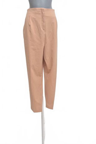 Dámské kalhoty Asos, barva béžová, velikost 46