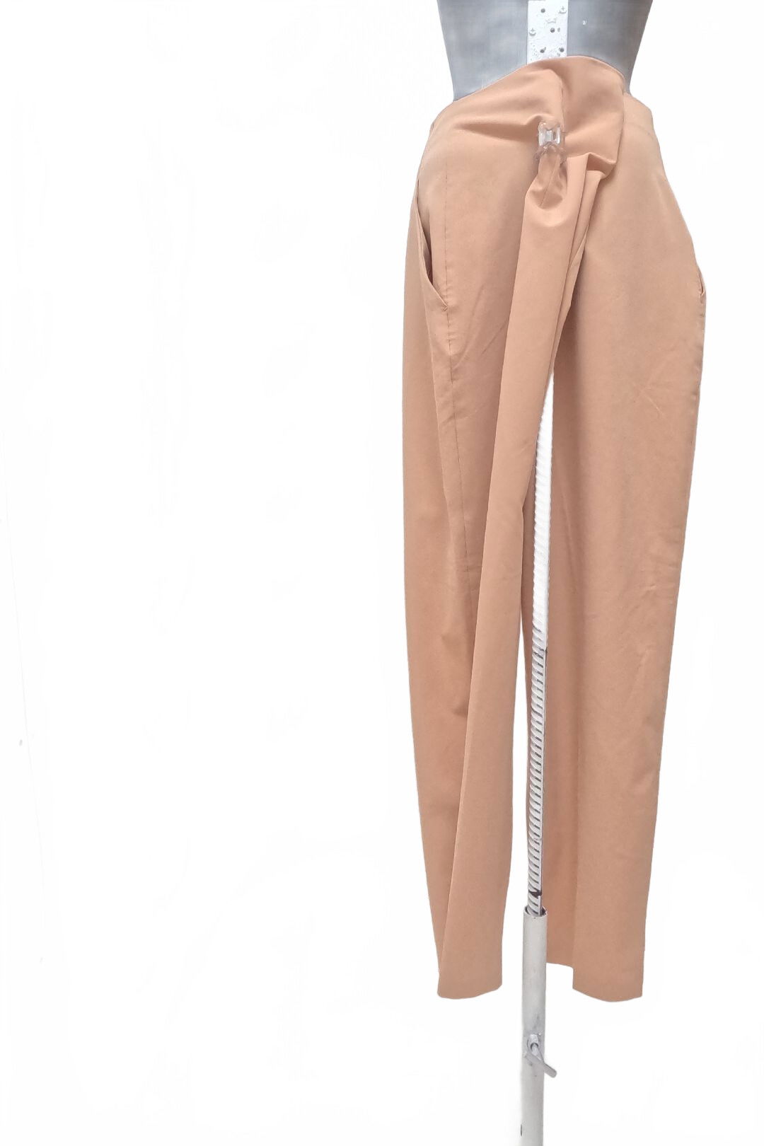 Dámské kalhoty Asos, barva béžová, velikost 46