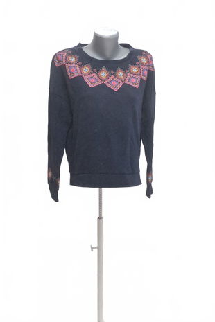 Dámska mikina Kenvelo s potlačou, farba modrá, veľkosť M