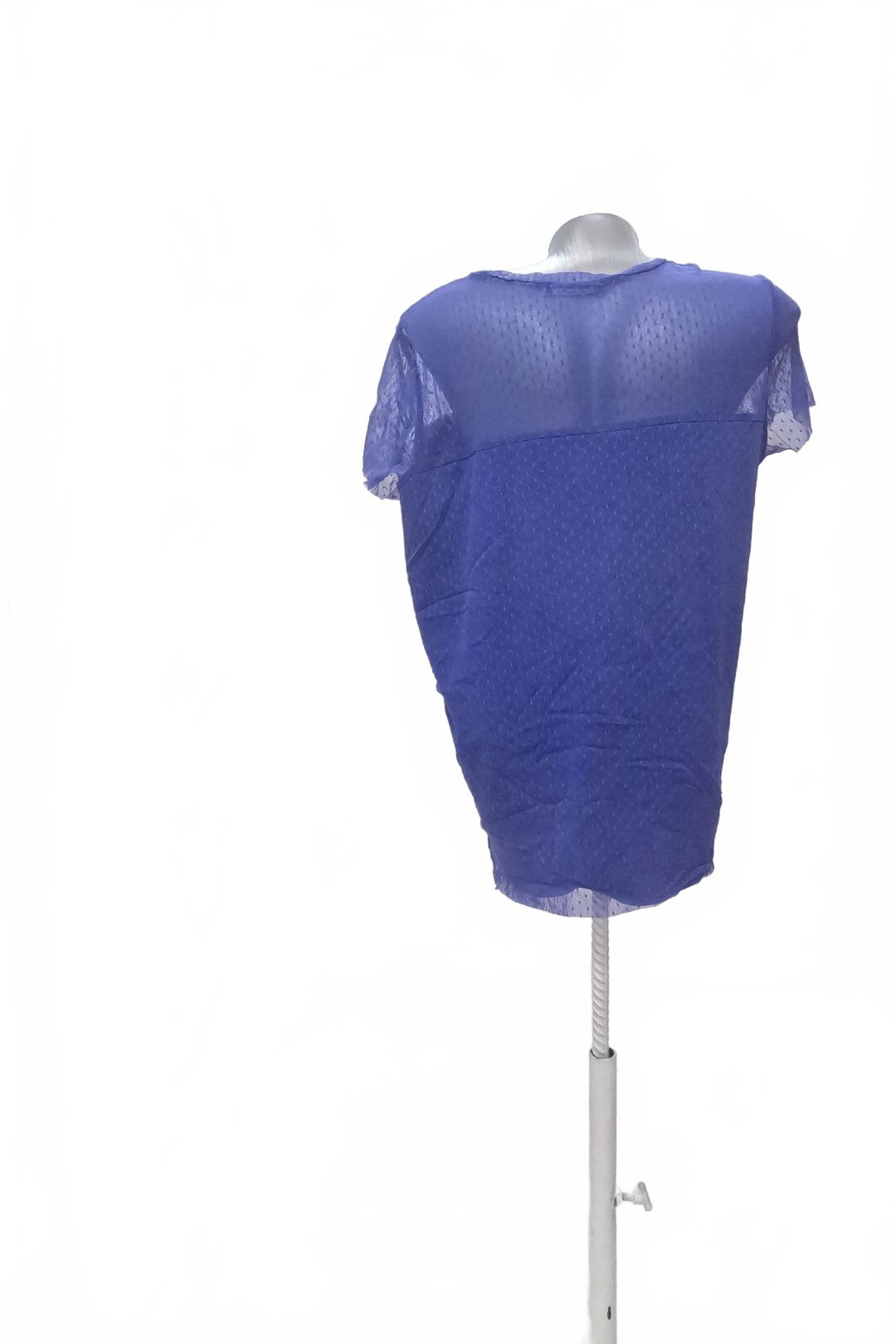 Dámské tričko Mohito bez potisku, barva modrá, velikost XL